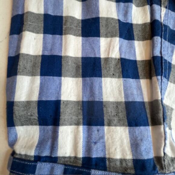 Tommy Hilfiger Sz 17/34-35 Slim Fit Long Sleeve Blue Checked Dress Shirt - Picture 6 of 10